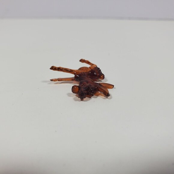 Donkey Miniature Plastic Charm Necklace Amber Color Gumball Cracker Jack - Picture 15 of 16